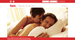 Desktop Screenshot of fam-hotels.com